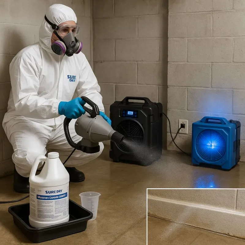 Sanitization and Odor Removal process in Mellwood, MD